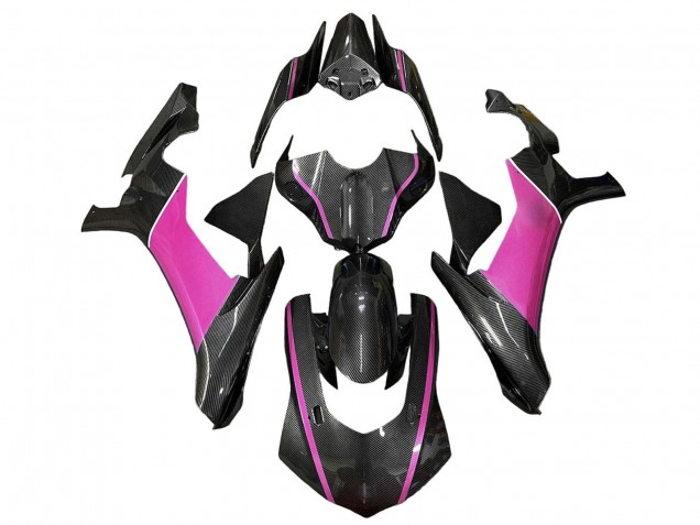 Compra Carenados Moto Yamaha YZF 1000 R1 2020-2025 - Falso FibraCarbono Rosa
