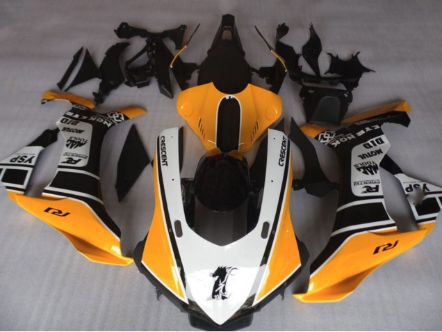 Compra Carenados Moto Yamaha YZF 1000 R1 2020-2025 - Naranja Blanco Negro