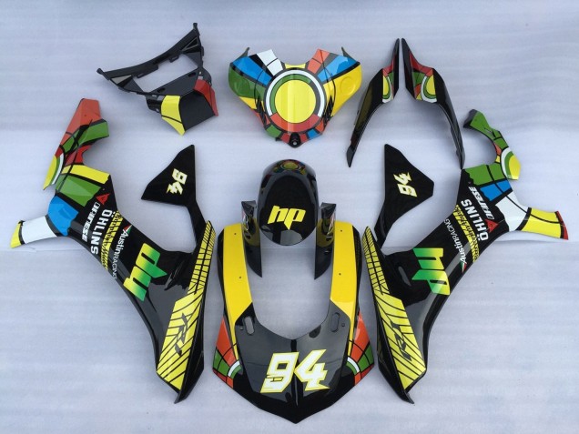 Compra Carenados Moto Yamaha YZF 1000 R1 2020-2025 - Blanco Azul Verde Amarillo Negro RuedaColores 94