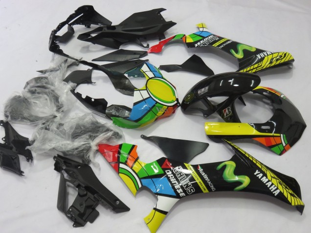 Compra Carenados Moto Yamaha YZF 1000 R1 2020-2025 - Blanco Azul Verde Amarillo Rojo Negro RuedaColores MoviStar