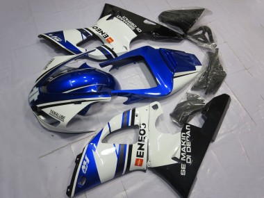 Compra Carenados Moto Yamaha YZF 1000 R1 1998-1999 - Blanco Azul Negro Brillante ENEOS Semakin Didepan
