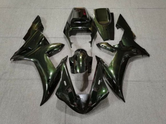 Compra Carenados Moto Yamaha YZF 1000 R1 2002-2003 - Verde Oscuro Camaleón