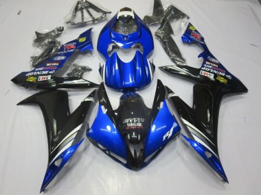 Compra Carenados Moto Yamaha YZF 1000 R1 2004-2006 - Azul Blanco Plata Negro GYTR Yamalube Dunlop