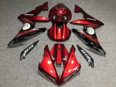 Compra Carenado Moto Yamaha YZF 1000 R1 2004-2006 - Rojo Negro Mate