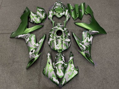 Compra Carenados Moto Yamaha YZF 1000 R1 2004-2006 - Verde Blanco Gris Camouflage