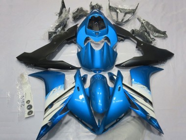 Compra Carenados Moto Yamaha YZF 1000 R1 2004-2006 - Azul Claro Blanco Negro Mate