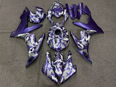 Compra Carenados Moto Yamaha YZF 1000 R1 2004-2006 - Púrpura Blanco Gris Camouflage