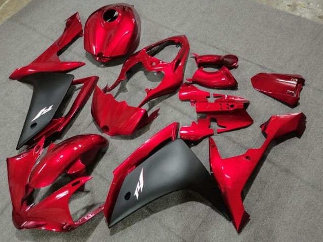 Compra Carenados Moto Yamaha YZF 1000 R1 2004-2006 - Rojo Negro Mate