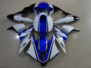 Compra Carenados Moto Yamaha YZF 1000 R1 2004-2006 - Blanco Azul Negro