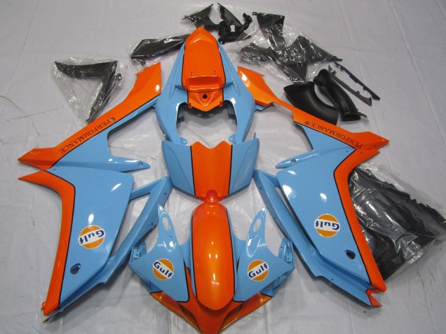 Compra Carenados Moto Yamaha YZF 1000 R1 2007-2008 - Azul Claro Naranja Gulf