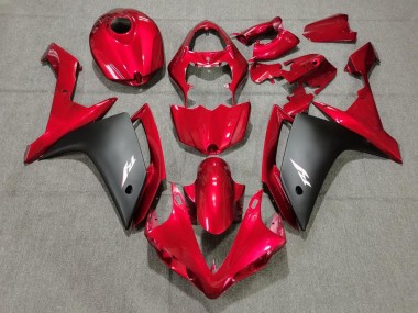 Compra Carenados Moto Yamaha YZF 1000 R1 2007-2008 - Rojo Negro Mate