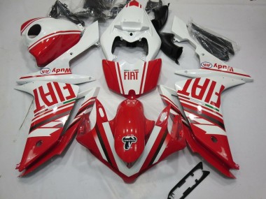 Compra Carenados Moto Yamaha YZF 1000 R1 2007-2008 - Blanco Rojo Fiat
