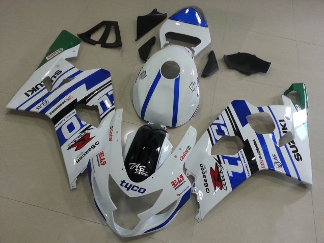 Compra Carenados Moto Suzuki GSXR 600 / GSXR 750 2004-2005 - Blanco Azul Negro Verde Tyco