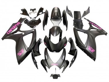 Compra Carenados Moto Suzuki GSXR 600 / GSXR 750 2006-2007 - Negro Mate Rosa