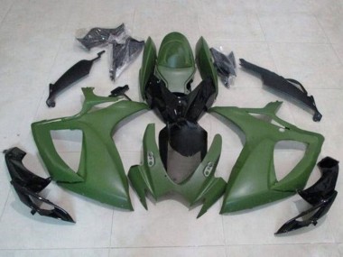 Compra Carenados Moto Suzuki GSXR 600 / GSXR 750 2006-2007 - Verde Militar Negro Brillante