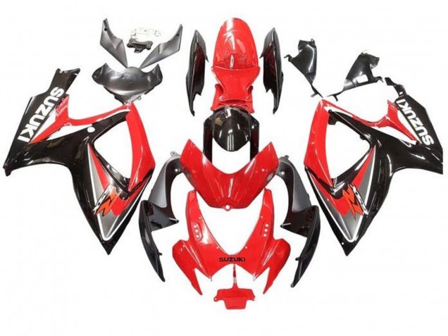 Compra Carenados Moto Suzuki GSXR 600 / GSXR 750 2006-2007 - Rojo Gris Negro Brillante