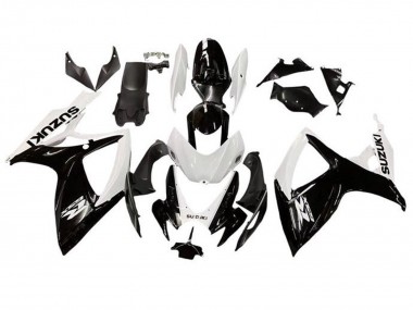 Compra Carenado Moto Suzuki GSXR 600 / GSXR 750 2006-2007 - Blanco Negro Brillante