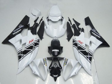 Compra Carenados Moto Yamaha YZF R6 2006-2007 - Blanco Negro Brillante Motul Michelin