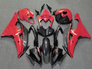 Compra Carenados Moto Yamaha YZF R6 2008-2016 - Rojo Negro FibraCarbono Estilo
