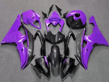Compra Carenados Moto Yamaha YZF R6 2008-2016 - Púrpura Negro FibraCarbono Estilo