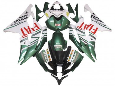 Compra Carenados Moto Yamaha YZF R6 2008-2016 - Blanco Verde Rojo Fiat