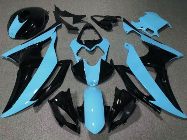 Compra Carenados Moto Yamaha YZF R6 2008-2016 - Azul Claro Negro Brillante