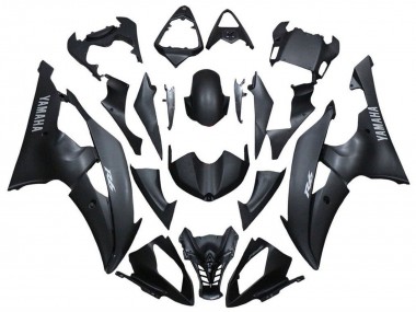 Compra Carenados Moto Yamaha YZF R6 2008-2016 - Negro Mate Plata Calcomanías