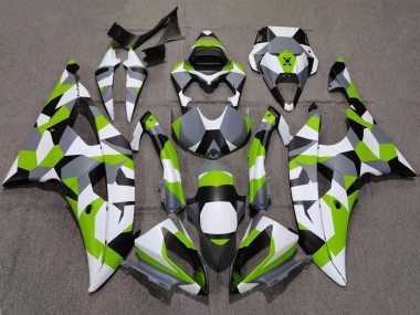 Compra Carenados Moto Yamaha YZF R6 2008-2016 - Blanco Verde Gris Negro Camouflage