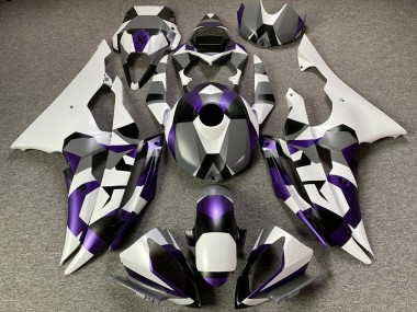 Compra Carenados Moto Yamaha YZF R6 2008-2016 - Blanco Púrpura Gris Negro Camouflage