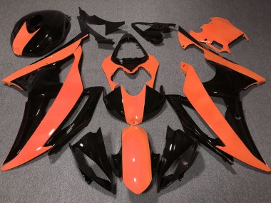 Compra Carenados Moto Yamaha YZF R6 2008-2016 - Naranja Negro Brillante