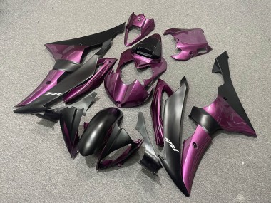 Compra Carenados Moto Yamaha YZF R6 2008-2016 - Púrpura Negro Mate