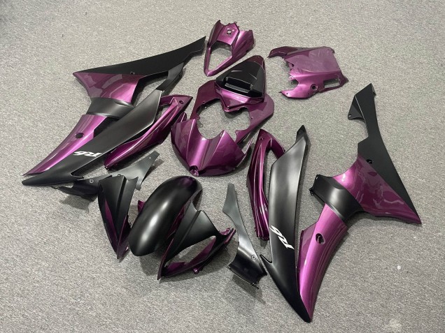 Compra Carenados Moto Yamaha YZF R6 2008-2016 - Púrpura Negro Mate