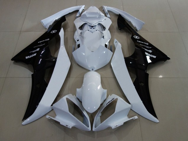 Compra Carenados Moto Yamaha YZF R6 2008-2016 - Blanco Negro Brillante