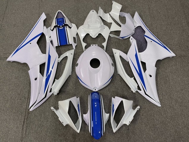 Compra Kits Carenado Moto Yamaha YZF R6 2008-2016 - Blanco Azul