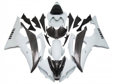 Compra Carenados Moto Yamaha YZF R6 2008-2016 - Blanco Falso FibraCarbono Estilo