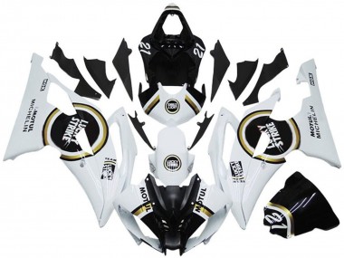 Compra Carenados Moto Yamaha YZF R6 2008-2016 - Blanco Negro Lucky Strike