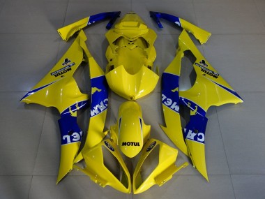 Compra Carenados Moto Yamaha YZF R6 2008-2016 - Amarillo Azul Camello Motul Michelin