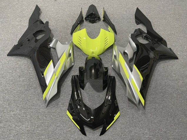 Compra Carenados Moto Yamaha YZF R6 2017-2023 - Gris Neon Amarillo Negro Brillante