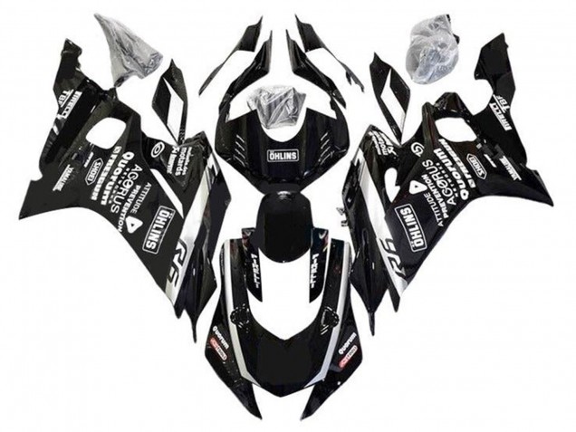 Compra Carenados Moto Yamaha YZF R6 2017-2023 - Negro Blanco Ohlins