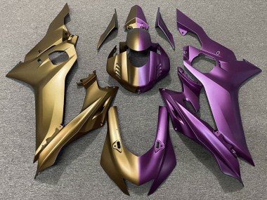 Compra Carenados Moto Yamaha YZF R6 2017-2023 - Oro Mate Púrpura Dividir