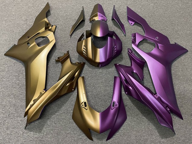 Compra Carenados Moto Yamaha YZF R6 2017-2025 - Oro Mate Púrpura Dividir