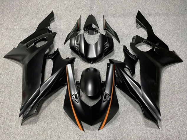 Compra Carenados Moto Yamaha YZF R6 2017-2025 - Negro Mate Naranja