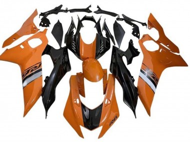 Compra Carenados Moto Yamaha YZF R6 2017-2023 - Naranja Plata Negro Brillante