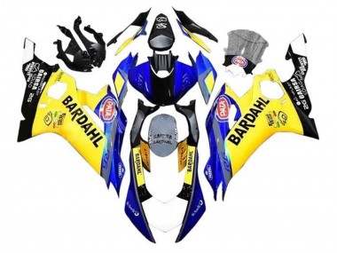 Compra Carenados Moto Yamaha YZF R6 2017-2023 - Amarillo Azul Negro Bardahl