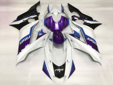 Compra Carenado Moto Yamaha YZF R6 2017-2023 - Blanco Azul Púrpura Negro