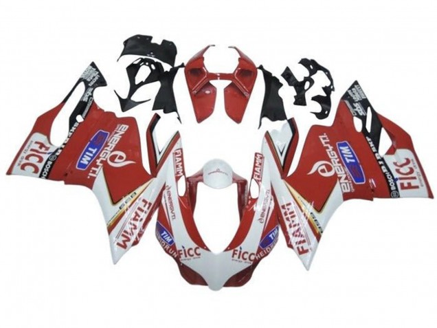 Compra Carenados Moto Triumph Daytona 675 Triple 2013-2016 - Blanco Rojo Fiamm