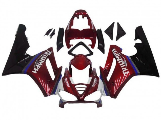 Compra Carenados Moto Triumph Daytona 675 Triple 2009-2012 - Rojo Azul Negro Brillante