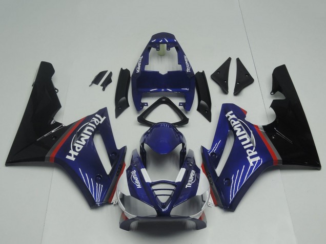 Compra Carenados Moto Triumph Daytona 675 Triple 2009-2012 - Azul Rojo Negro Brillante