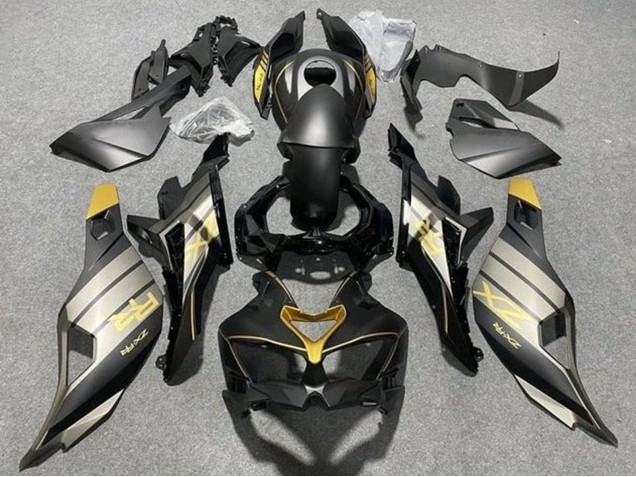 Compra Carenados Moto Kawasaki ZX4R ZX-4RR 2019-2025 - Negro Mate Negro Brillante Gris Oro