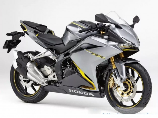 Compra Carenados Moto Honda CBR250RR 2017-2022 - Plata Amarillo Negro Mate